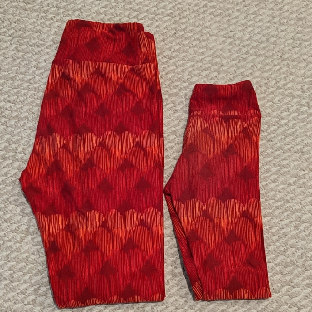 Lularoe Mommy and Me matching leggings